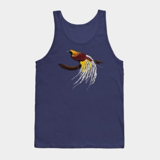 Greater bird-of-paradise + Amaranthus Caudatus Tank Top